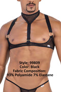 CandyMan 99809 Mesh Harness Color Black