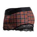 CandyMan 99821 Back to School Trunks Color Red Plaid