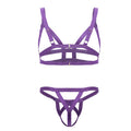 CandyMan 99822 Two Piece Outfit Color Violet