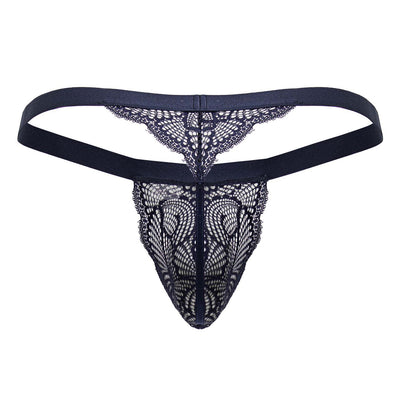 CandyMan 99823 Lace Thongs Color Blue