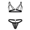 CandyMan 99838 Two Piece Outfit Color Black