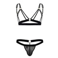CandyMan 99838 Two Piece Outfit Color Black