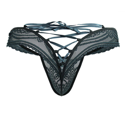 CandyMan 99861 Lace Thongs Color Green