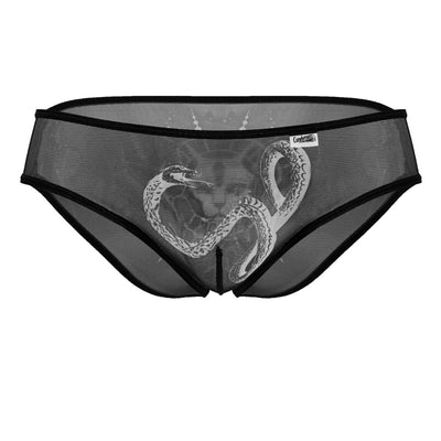 CandyMan 99871 Egyptian Briefs Color Black-White