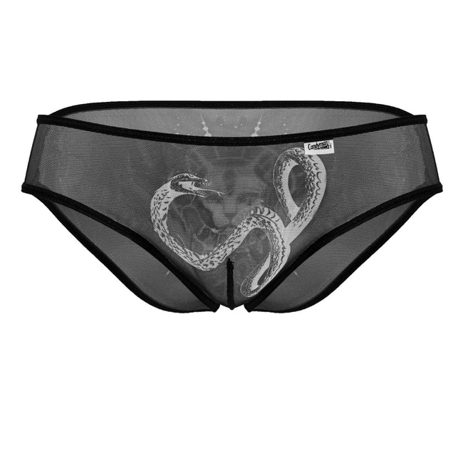 CandyMan 99871 Egyptian Briefs Color Black-White