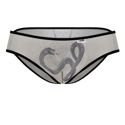 CandyMan 99871 Egyptian Briefs Color Nude-Black