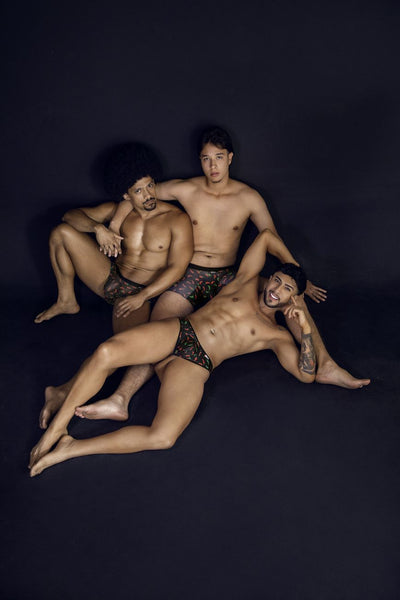 CandyMan 99873 Chili pepper Trunks Color Black Print