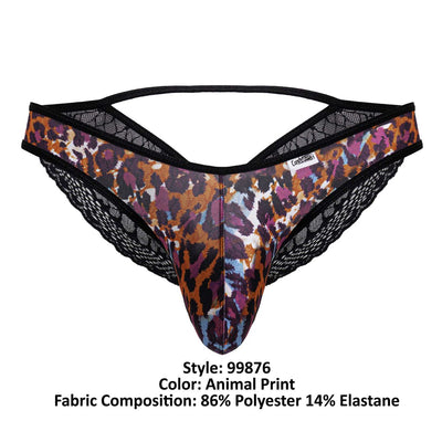 CandyMan 99876 Leopard Briefs Color Animal Print