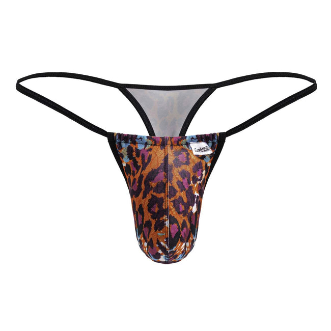 CandyMan 99877 Leopard Thongs Color Animal Print