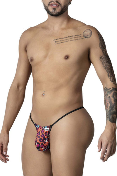 CandyMan 99877 Leopard Thongs Color Animal Print