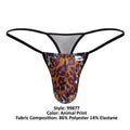 CandyMan 99877 Leopard Thongs Color Animal Print