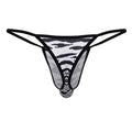 CandyMan 99877 Zebra Thongs Color Zebra Print