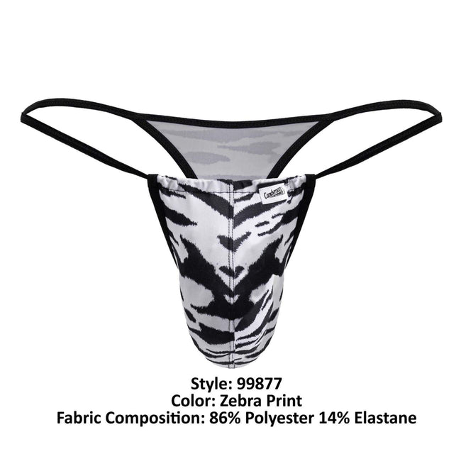 CandyMan 99877 Zebra Thongs Color Zebra Print