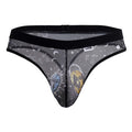 CandyMan 99885 Sun Moon Thongs Color Black-White