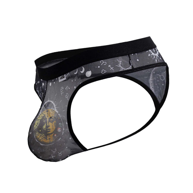 CandyMan 99885 Sun Moon Thongs Color Black-White