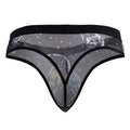 CandyMan 99885 Sun Moon Thongs Color Black-White