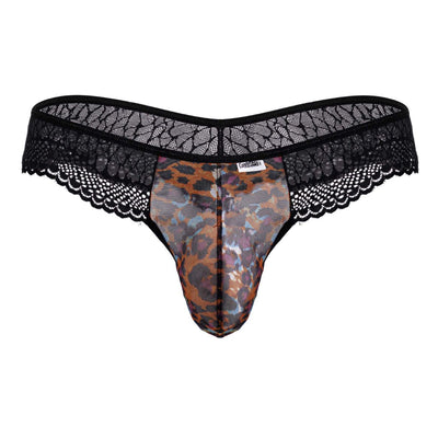 CandyMan 99887 Leopard Thongs Color Animal Print