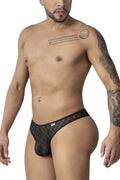 CandyMan 99894 Geometric Mesh Briefs Color Black