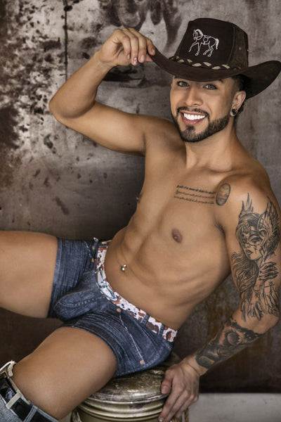 CandyMan 99904 Cowboy Trunks Color Denim Black