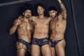 CandyMan 99905 Garter Lace Briefs Color Navy