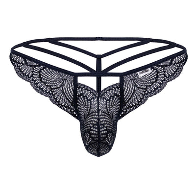 CandyMan 99910 Lace Thongs Color Navy