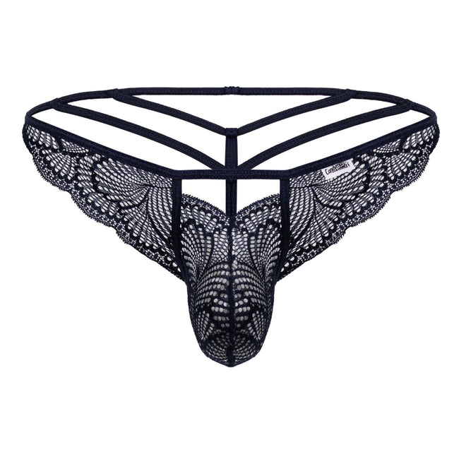 CandyMan 99910 Lace Thongs Color Navy
