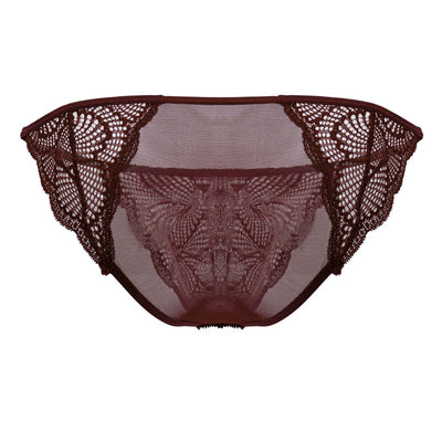 CandyMan 99914 Lace Briefs Color Burgundy