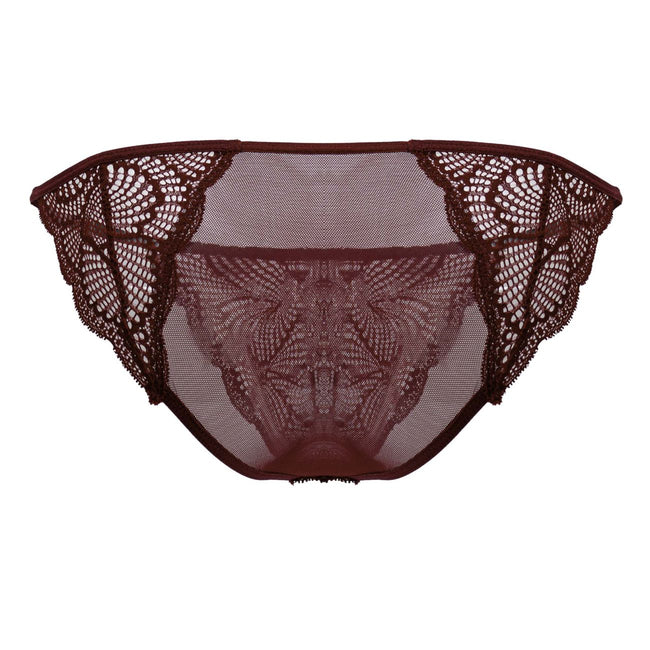 CandyMan 99914 Lace Briefs Color Burgundy