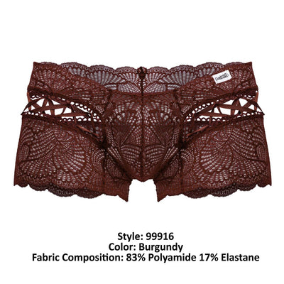 CandyMan 99916 Lace Trunks Color Burgundy