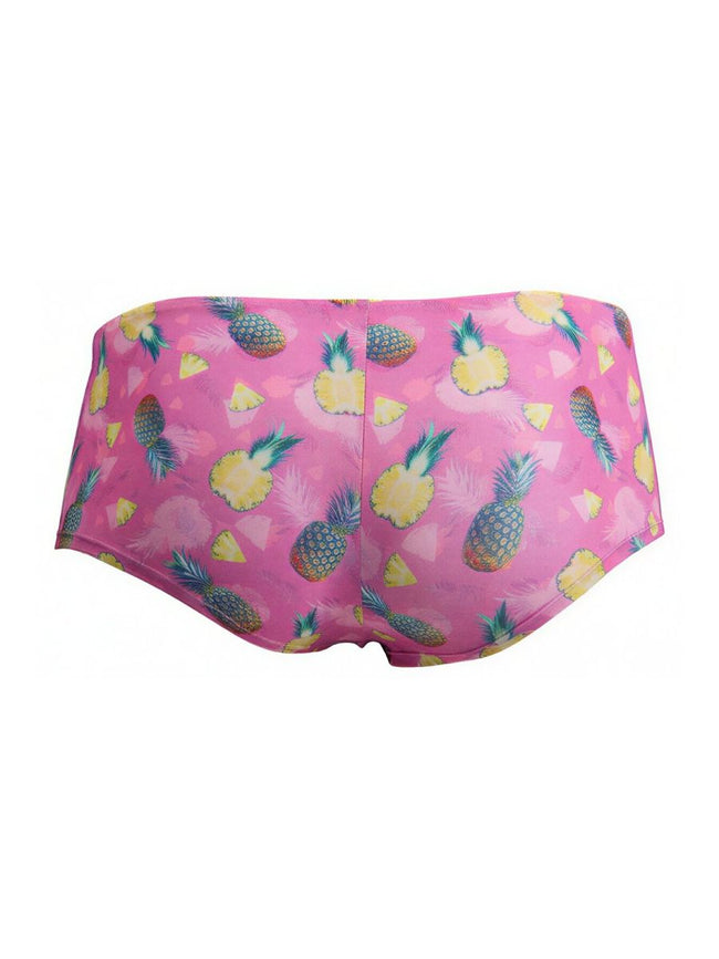 CandyMan 99922 Men's Underwear Printed Low Rise Trunks Color Printed Pink
