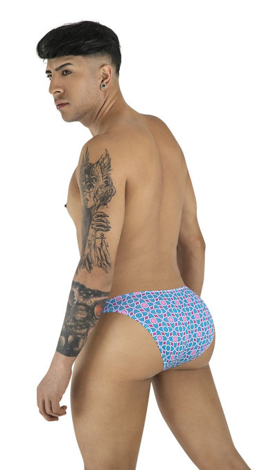 CandyMan 99923 Briefs Color Printed Blue