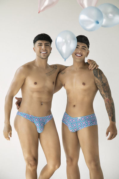 CandyMan 99923 Briefs Color Printed Blue