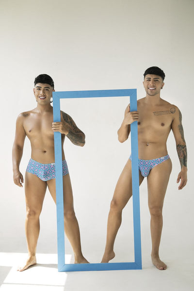 CandyMan 99924 Thongs Color Printed Blue