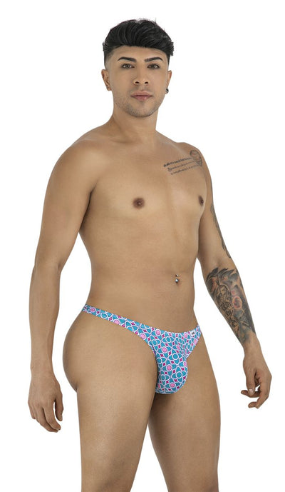 CandyMan 99924 Thongs Color Printed Blue