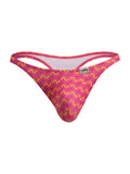 CandyMan 99924 Thongs Color Printed Fuchsia