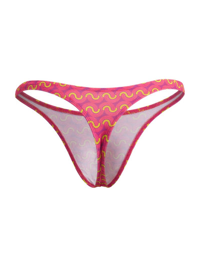 CandyMan 99924 Thongs Color Printed Fuchsia