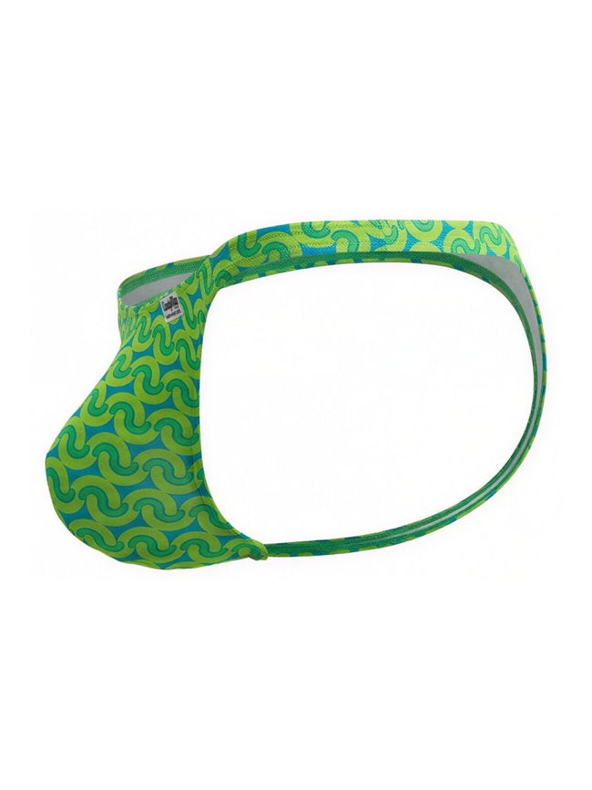 CandyMan 99924 Men's Underwear Printed Thong Color Printed Green