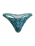 CandyMan 99924 Men's Underwear Printed Thong Color Printed Navy