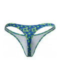 CandyMan 99924 Men's Underwear Printed Thong Color Printed Navy