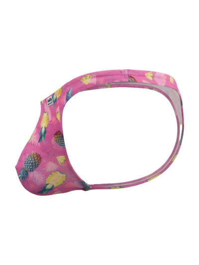 CandyMan 99924 Men's Underwear Printed Thong Color Printed Pink