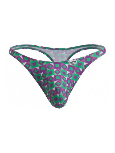 CandyMan 99924 Thongs Color Printed Purple