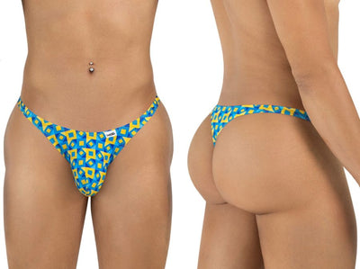 CandyMan 99924 Thongs Color Printed Turquoise