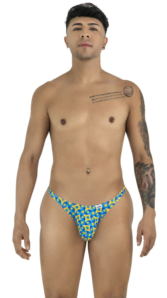 CandyMan 99924 Thongs Color Printed Turquoise