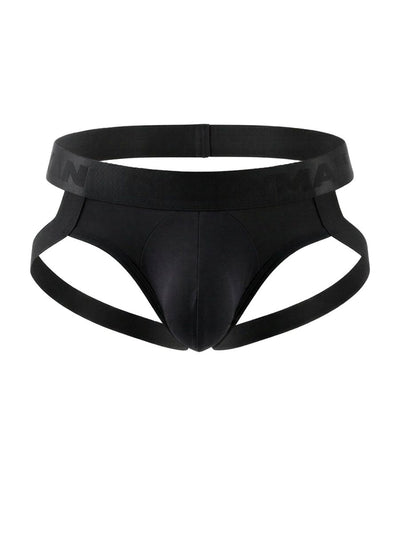 CandyMan 99925 Men's Underwear Supportive Strappy Jockstrap Color Black