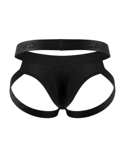 CandyMan 99925 Men's Underwear Supportive Strappy Jockstrap Color Black
