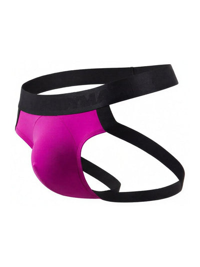 CandyMan 99925 Men's Underwear Supportive Strappy Jockstrap Color Magenta