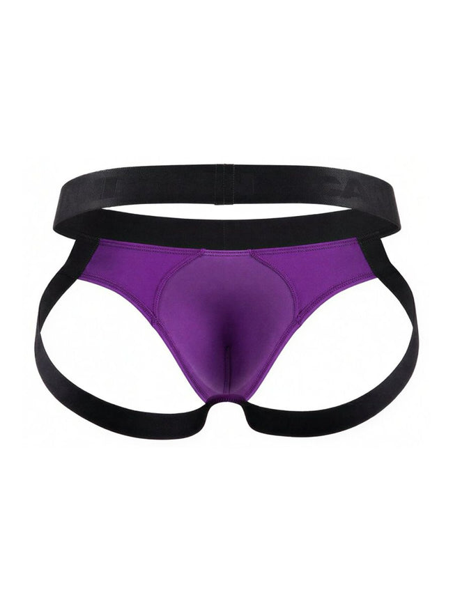 CandyMan 99925 Men's Underwear Supportive Strappy Jockstrap Color Orchid
