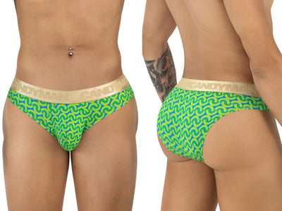 CandyMan 99926 Briefs Color Printed Green