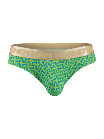 CandyMan 99926 Briefs Color Printed Green