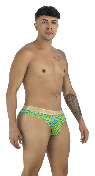 CandyMan 99926 Briefs Color Printed Green